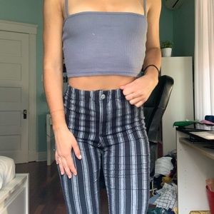 brandy melville striped tilden pants